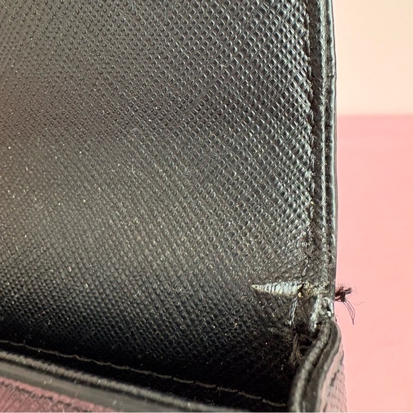 Kate Spade Black Card Holder with Gold Accent - Picture 5 of 6